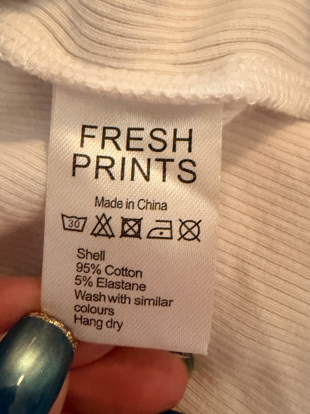 ZETA Fresh Prints L Ribbed Tank Top - Picture 9 of 9